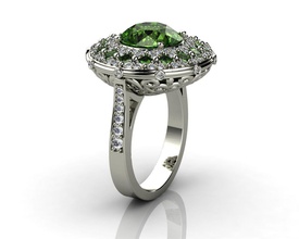 Trauringe Frauen Schmuck gold Mode-ring diamond Silber Hochzeit engagement Ringe 3d print model - Mito3D
