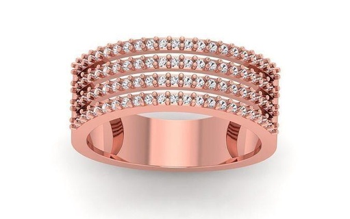 Casamento solitário mulheres banda anel joalheria feminino diamante argolas massa coleção noivado imprimível 3d print model - Mito3D