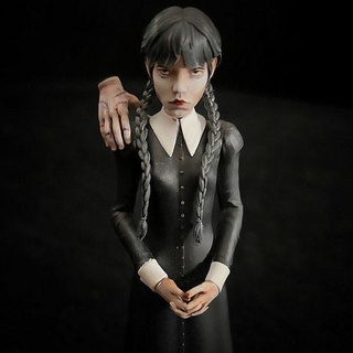 Mercredi Addams Netflix personnage Jeu jouets cosplay famille art Jeux film miniatures 39 ri adams addam calamar masque sculptures accessoires 3d print model - Mito3D