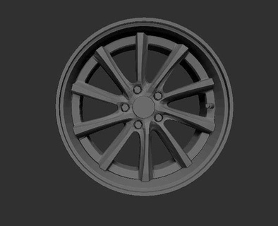 weds kranze vishunu wheels 3d print ready model rims hotwheels diecast hobby diy automotive miniature car wheel 3d print model - Mito3D