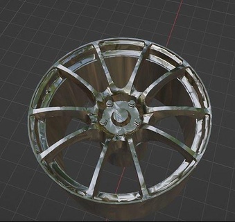 weds sa55m wheels 3d print ready hotwheels diecast rims hobby miniature car wheel sa55 diy automotive 3d print model - Mito3D