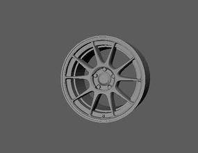 weds tc105 3d print ready diecast rims wedssport wheels hotwheels wedstc105 tc105n hobby diy automotive 3d print model - Mito3D
