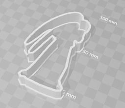 weeping angel dr cookie cutter hobby-diy model galleta kitchen cooking hobby diy hand tools 3d print model - Mito3D