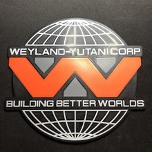 weyland yutani corporação emblema parede placa estrangeiro alienígenas Weyland Yutani companhia nostromo pacto Prometeu arte casa decoração 3d print model - Mito3D