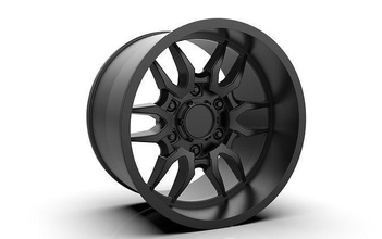 wheel rim design truck toyota black rhino tire racing printable large sterling hobby diy automotive 3d print model - Mito3D
