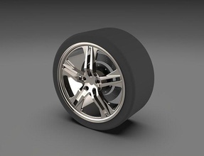 wheel ring tyre tire car auto vehicle engineering formula1 drive race rim racing mechanical pirelli motorsport catia keyshot machine science 3d print model - Mito3D