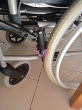 fauteuil roulant doux frein roue véhicule science ingénierie 3d print model - Mito3D