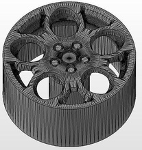 roues Lamborghini acosta diablo échelle modèle loisir impression roue DIY imprimable voiture automobile 3d print model - Mito3D