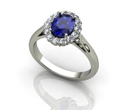weiß gold blau sapphire Diamant-Ringe Schmuck Silber Mode-ring diamond engagement Hochzeit bedruckbar ist Diamant-ring Platin Ringe gold-ring sterling genial gem 3d print model - Mito3D