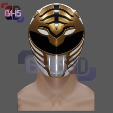 blanc ranger casque 3d powerranger tommyoliver sentai cosplay 3dprint costume masque jeux jouets 3d print model - Mito3D