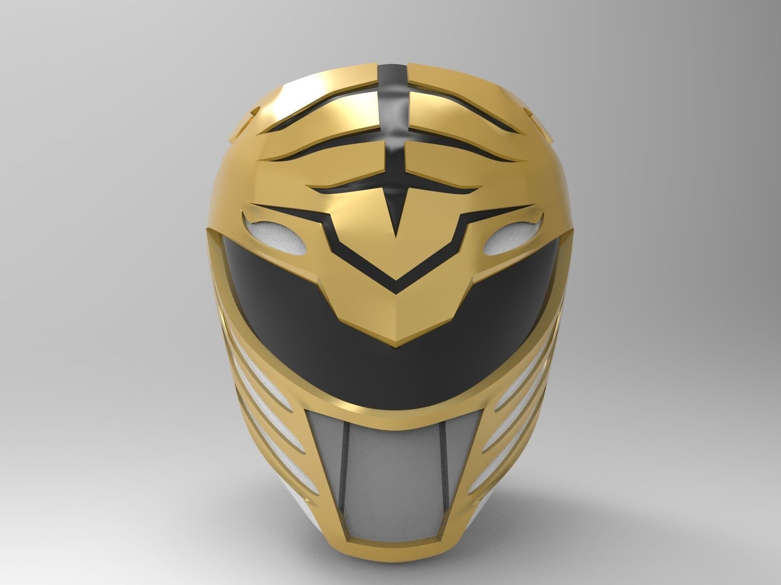 branco guarda capacete mmpr passatempo faça 3D print model - Mito3D