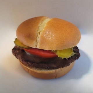 whole burger 3d model food beef hamburger sandwich beefburger grilled meat hobby diy 3d print model - Mito3D