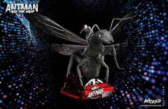 wicked marvel ant man bust 3d print model antman patreon 3dprinting 3dmodeling art sculptures 3d print model - Mito3D