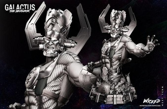 wicked marvel galactus bust 3d print model patreon 3dprinting 3dmodeling art sculptures 3d print model - Mito3D