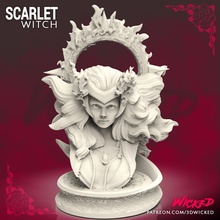 wicked marvel scarlet witch bust stls ready printing stl 3d statues figures sculptures avengers age ultron war endgame infinity models printable sculpting wanda maximoff games toys 3d print model - Mito3D