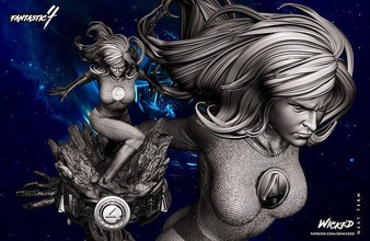 malvagio meraviglia susan tempesta scultura pronto 3d stampa stl statue sculture arte 3d print model - Mito3D