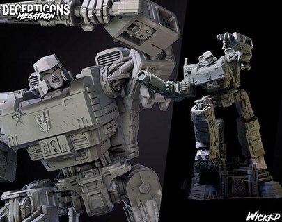 wicked movies megatron sculpture ready 3d printing 3dmodeling 3dart 3dprinting sculptures art 3d print model - Mito3D