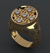 mimbre anillo accesorios Moda 3d matriz joyería oro diseñador GoldDesigner JewelleryDesigner joya rinoceronte sencillo tendencias oreja modelo conjunto anillos 3d print model - Mito3D