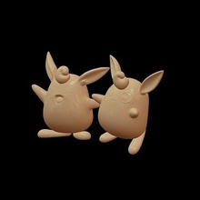 wigglytuff Pokemon high res jigglypuff Fata purine purukin Giochi giocattoli 3d print model - Mito3D