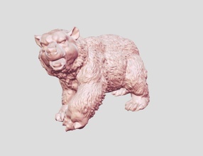 selvagem Urso Castanho urso pardo Kodiak oso esculpir mamífero animal impressão americano Ursus ursidae animais escultura Preto pelúcia estátua natureza jogos brinquedos 3d print model - Mito3D