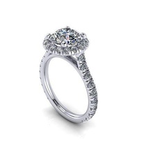 willy Cheng Diamant Ring Juwel Engagement Hochzeit Schmuck Silber Gold engagem Mode Sterling Anhänger Halskette Schönheit Ohrringe Ringe 3d print model - Mito3D