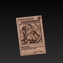 geflügelt drachen of ra karte yugioh el de papier anime retro kunst dios ägyptisch tier göttliche bestie karten spiele spielzeuge hobby diy 3d print model - Mito3D