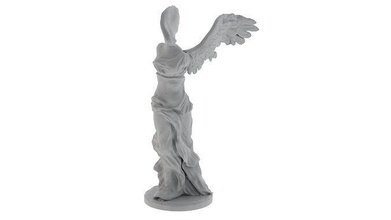 geflügelt sieg of samothrake 3d drucken nike bc marmor skulptur griechisch göttin jalousie hellenistisch meer schlacht statue kunst stein druckbar dekor skulpturen 3d print model - Mito3D
