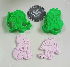winnie pooh characters cookie cutter hobby-diy friend hobby diy hand tools 3d print model - Mito3D