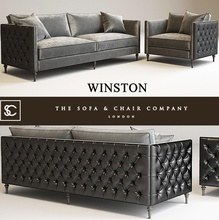 winston sofá a casa cadeira empresa de londres móveis 3d print model - Mito3D