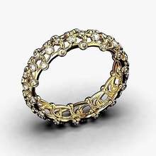 draht band design gold engagement ring diamanten 3ds max obj schmuck pflastern 3d silber ztl stl zbrush luxus platin hochzeit ringe wertvoll diamant 3d print model - Mito3D
