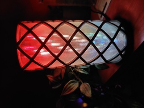 Draht Wendel Lampe Flamme Licht Laterne Beleuchtung Kerze Kunst abstrakt scheinen Haus 3d print model - Mito3D