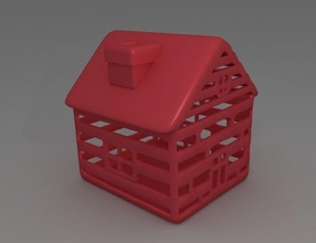 wired house 1 art artchallenge home architecture houses building other 3d print model - Mito3D