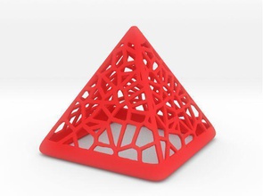 wired pyramid art builder challenge decoration sculpture geometric other 3d print model - Mito3D