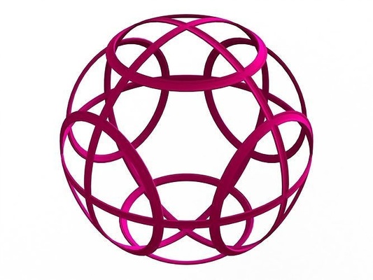 wireframe forma geometrico bocce palla forme superficie griglia sfera netto cyber vettore scienza figure oggetti frattali grafico plastica stampabile arte matematico 3d print model - Mito3D