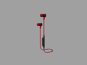 fil sport rouge bluetooth casque écouteurs or l'audio stéréo théâtre oreille musique dispositif gourde oreillette électronique loisir diy 3d print model - Mito3D