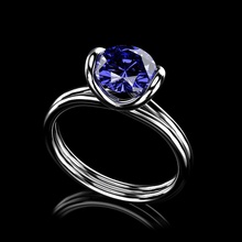 fili soliterl anello gioielli diamante stl perla cad stampabile il design 3d bianco oro la sterlina argento moda di fidanzamento matrimonio anelli diamanti nozze 3d print model - Mito3D