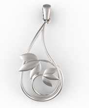 wirework drop pendant jewelry pendants filigree dainty fine light unique 3d print model - Mito3D