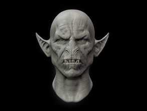 Hexer zbrush Modell Charakter Zombie Vampir Büste Statue Bildhauerei Kunst Skulpturen 3d print model - Mito3D