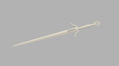 witcher 3 ciri sword stl files cosplay prop games toys game accessories 3d print model - Mito3D