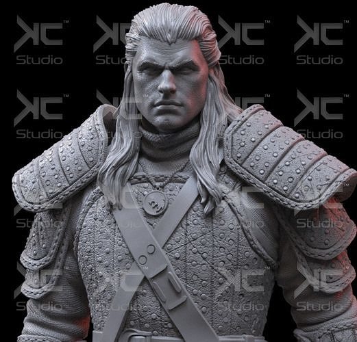 cadı netflix hayran sanat henry henrycavil cavil karakter modeller cavill geralt heykeller insan rivia ciri yennefer süpermen aktör şöhret büyücülük oyunlar oyuncaklar 3D print model - Mito3D