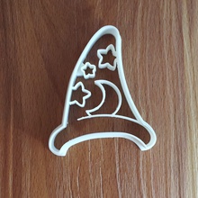 wizard hat cookie cutter house cake cupcake mickey sugar dough sweet bake bread kitchen dining 3d print model - Mito3D