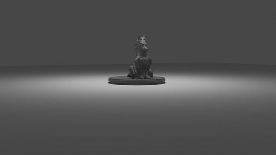 wolf model 3d printing 3dmodel animal animals wild mammal dog beast werewolf anim creature print 3dprint statue fantasy character art halloween forprinting games toys 3d print model - Mito3D