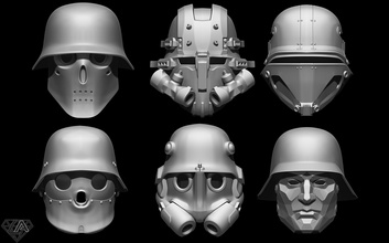 wolfenstein capacetes conjunto capacete mascarar airsoft cosplay bruxas canalha comando infantry46 supersoldaten60 soldado soldados armaduras brinquedo guerreiro cavaleiro invasor militares jogos brinquedos acessórios 3d print model - Mito3D