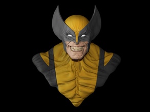 ghiottone meraviglia Hugh Jackman zbrush fallimento scolpire 3d modellazione carattere eroi supereroi arte sculture 3d print model - Mito3D