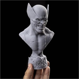 carcaju argila 3dprint quadrinho herói mutante xmen arte esculturas 3d print model - Mito3D