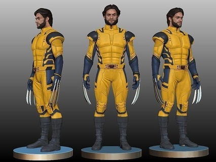 Wolverine 2023 hayret karakter x Men Deadpool el robot ayakta durmak xforce şekil kahraman süper mutant yaratık komik fantezi wolverine2023 Jackman heykeller Sanat 3d print model - Mito3D