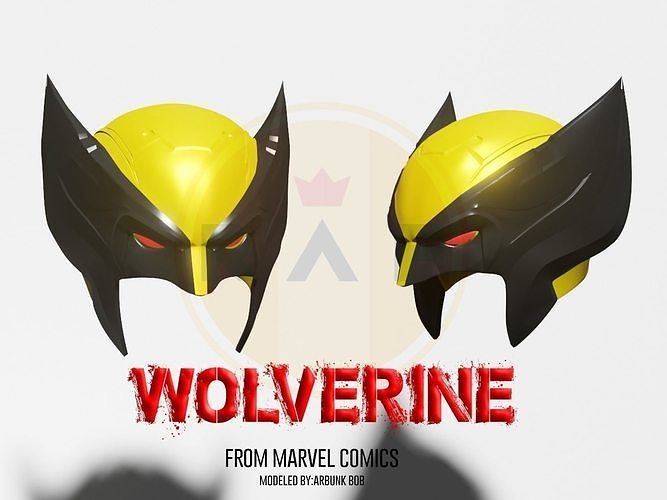 wolverine marvel comics wearable helmet sabretooth xman xmen cosplay xavier mutants james logan hugh jackman hobby diy 3D print model - Mito3D