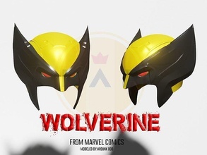 wolverine marvel comics wearable helmet sabretooth xman xmen cosplay xavier mutants james logan hugh jackman hobby diy 3d print model - Mito3D