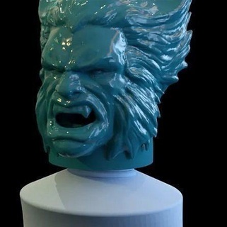 ghiottone dentifricio meraviglia xmen arte sculture comico miniature Casa arredamento 3d print model - Mito3D