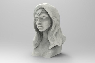 mulher retrato escultura estatueta jogos brinquedos 3d print model - Mito3D